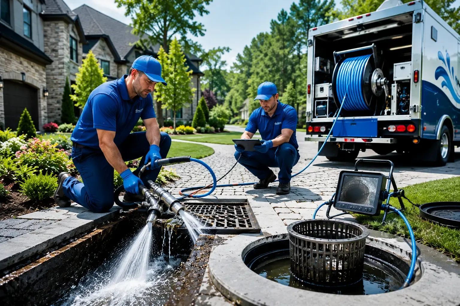 Local outdoor drain cleaning professionals in Plattenville, LA